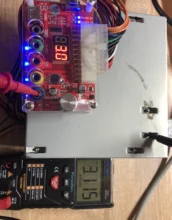 Placa de salida de fuente de alimentación ATX de 24 pines y adaptador de módulo de Kit de carcasa de acrílico, conector de alimentación compatible con 3,3 V/5V/12V 1,8 V-10,8 V(ADJ)