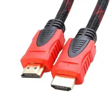 HDMI кабель позолоченный штекер HDMI к HDMI 1 м 2 м 3 м 5 м 10 м 15 м 20 м для ноутбук с HDTV кабель