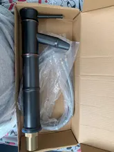 Basin Faucets Vessel Water-Tap Bathroom Sink Tall Brass Bamboo Black Retro Single-Hole