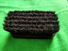 Shine Polishing Brush Auto Wash Car Interior Leather Textile Cleaning Brush with Horsehair