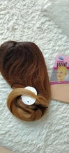JONRENAU-Peluca de cabello sintético con flequillo para mujer, pelo largo de onda Natural resistente al calor, color rubio medio, no brillante