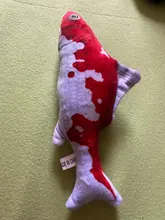 Pet Soft Plush Creative 3D Carp Fish Shape Cat Toy Gifts Catnip Fish Stuffed Pillow Doll