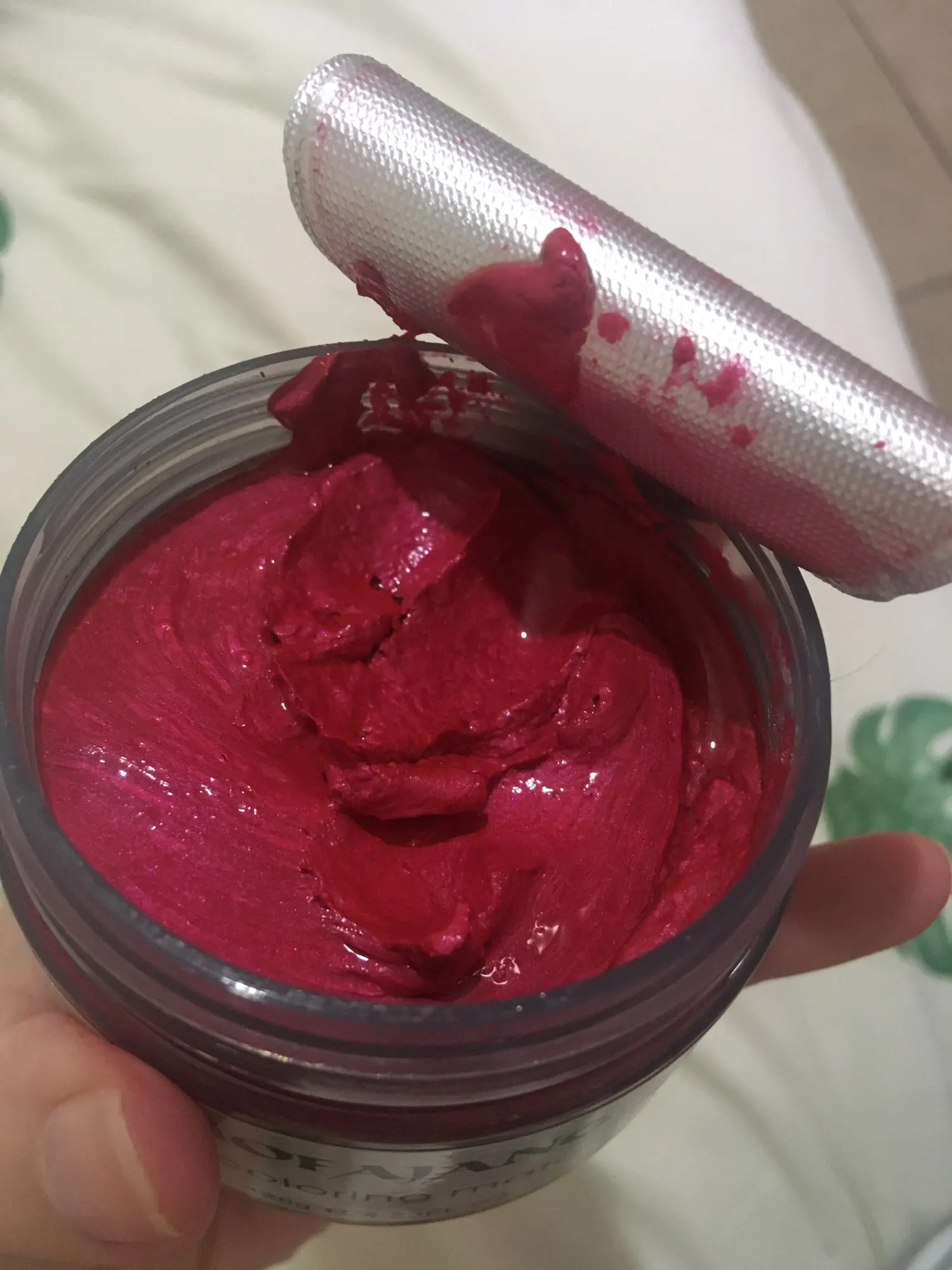 Mofajang Red Hair Wax Color