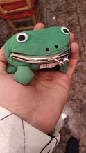 2021 1 Uds Venta caliente Rana cartera Anime de dibujos animados cartera moneda monedero Manga Cartera de franela lindo monedero titular de la moneda
