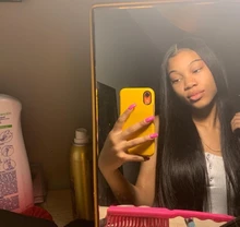 Rosabeauty-Peluca de cabello humano Remy para mujeres negras, 4x4 postizo Frontal de encaje, 28 y 30 pulgadas, pelo liso brasileño predespuntado