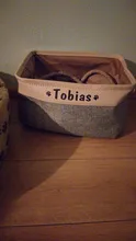 Personalized Dog Toy Basket No Smell Storage Box Free Print Name Storage Baskets For