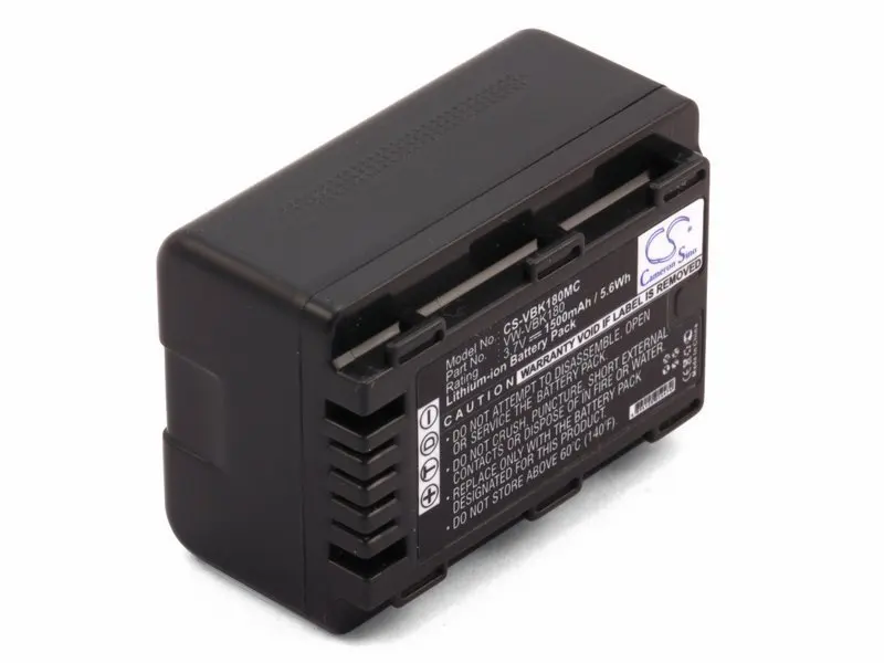 аккумулятор для PANASONIC HC HDC SDR ( VW-VBL090 VW-VBK180 VW-VBK180E-K CS-VBL090MC VW-VBK360) | Электроника