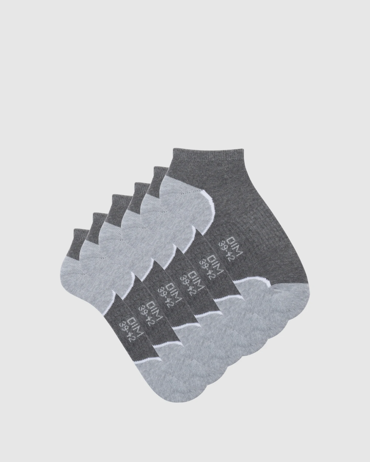 DIM Pack of 3 invisible Men's ankle socks