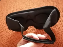 Mascarilla 3D para dormir, máscara suave acolchada para los ojos, cortina para vendar los ojos, ayuda para dormir