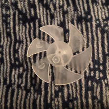 Small Power Mini Plastic Fan Blade 4/6 Leaves For Hairdryer Motor U1JE