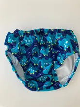Happyflute-cubierta de pantalones de natación suave para niños, 3 tamaños, pañal de tela transpirable reutilizable para bebé