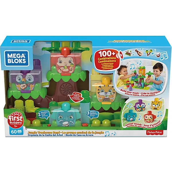 Конструктор Mega Bloks First Builders Джунгли зовут