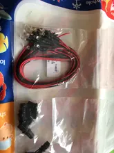 Plastic-Holder Round White Pre-Wired 10-100pcs DC12V UV with Clear LED Water Blue/rgb