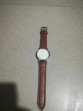 Reloj de cuero decorativo con correa para hombre, deportivo, de pulsera