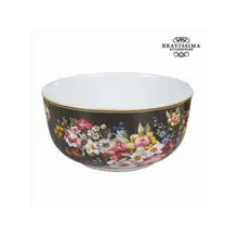 Чаша фарфоровая Блум черный-коллекция кухни деко от Bravissima kitchen