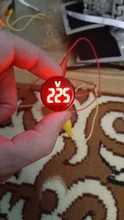 Mini voltímetro Digital redondo de 22mm, medidor de voltaje de CA 12-500V, Monitor de potencia, indicador LED, lámpara piloto, bricolaje