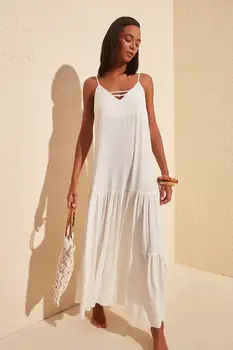 

Trendyol Viscose Beach Dress TBESS20EL1817
