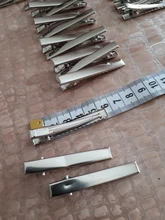 Alligator Clips Hairpins Clamps Cable Lead-Testing Metal 50pcs/Lot 35mm-75mm