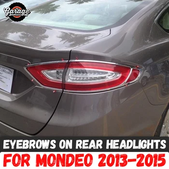 

Eyebrows on rear headlights case for Ford Mondeo 2013-2015 ABS plastic molding 1 set / 4 pcs decoration car interior