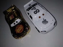 Diecast-Toy Car Lightning Cars Gift Mcqueen Metallic Finish Gold Childrens 3-Disney