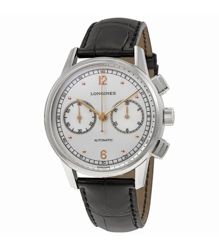 Часы LONGINES HERITAGE хронограф 1940 Автоматическая сталь L2.814.4.76.0