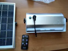 Powered-Lamp Spotlight Rremote-Control Solar Waterproof Garden Outdoor Wireless 65 1500lm