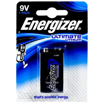 

Energizer Ultimate Lithium battery 4022 9V-Block Blister