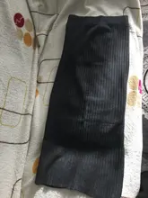 Falda larga tejida de otoño para mujer, faldas sexis de tubo de cintura alta, paquete de cadera, Faldas de mujer Maxi con abertura elástica