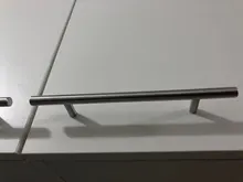 KAK 4 ~ 24 asas de acero inoxidable 10mm de diámetro puerta alacena cocina Bar recto tirador perillas muebles Hardware