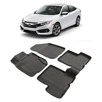 

HONDA CIVIC 2016 2017 2018 2019 2020 3D Floor Mat Car chassis mats Practical and easy to wash and dry quickly.