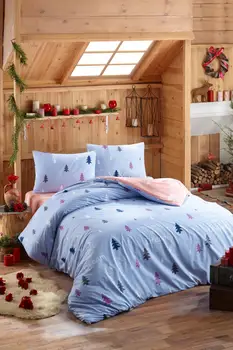 

100 natural Cotton Double Personality Duvet cover set Takeme A. Blue