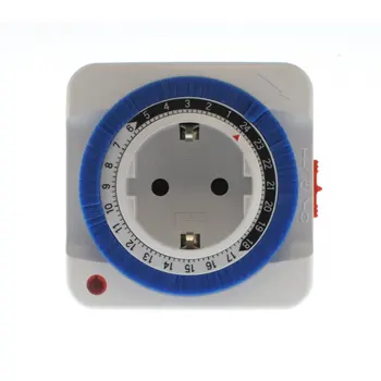 

24 hour daily analog programmer timer plug, 3500W easy to use