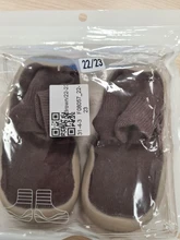 Zapatos de calcetín antideslizantes para bebé, zapatos de suela de goma suave, calcetín para bebé, botines para bebé