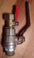 Válvula de bola pequeña de latón, acoplador para ajuste de tubería, adaptador de 1/8 , 1/4, 3/8 y 1/2, hembra/rosca macho