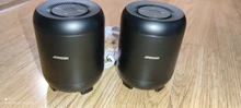 Minialtavoz Bluetooth portátil, altavoz inteligente de graves potentes, inalámbrico, 18H de tiempo de reproducción, sonido estéreo claro, para cine en casa y sala de estar