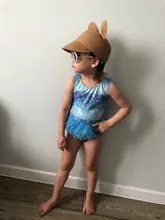 Bañador para niñas de 2 a 9 años, traje de baño para niñas pequeñas de alta calidad, suit-ST245 de baño con estampado de leopardo para niños, novedad de 2021