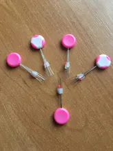 Tapón de pesca flotador, Gel de sílice transparente, tapón de goma blanco, línea de peces, grano ovalado espacial resistente, 5 grupos, 40 Uds., 7 + 1