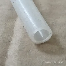 Tubo de silicona de grado alimenticio, manguera de goma Flexible transparente de 2 a 21mm, resistente al calor, para agua potable, 1 metro