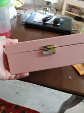 Joyero de cuero de alta capacidad para mujer, organizador de joyas de viaje, multifunción, collar, pendientes, caja de almacenamiento de anillo, regalos para mujer