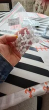 20 Uds blanco de pintura foto de Invisibl uñas de plástico colgando colgante decoración para el hogar pared montaje foto marco sin uñas