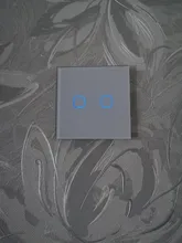 Glass-Switch-Panel Controler Touch-Switch Fire-Line Minitiger Smart Home 3-Gang Single