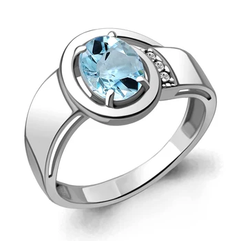 

Silver ring with Topaz