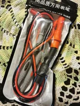 Digital-Multimeter Probe Alligator-Clip Test-Leads Soft-Silicone-Wire Universal 