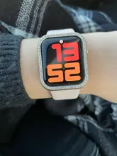 Funda protectora de carcasa dura de diamantes para iwatch band, para carcasa de reloj Apple Series se 6 5 4 3 2 1 38mm 42mm 40mm 44mm