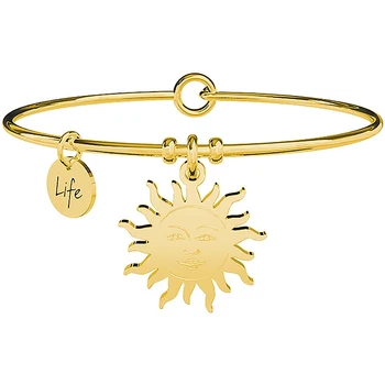 

Kidult Bracelet women stainless steel Gold SUN | SMILE 731659
