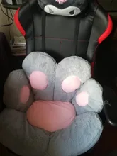 Almohada de felpa con forma de pata para niños, cojín de asiento de Animal, pequeño sofá de felpa, decoración de silla para el hogar, regalo de invierno, 1 unidad