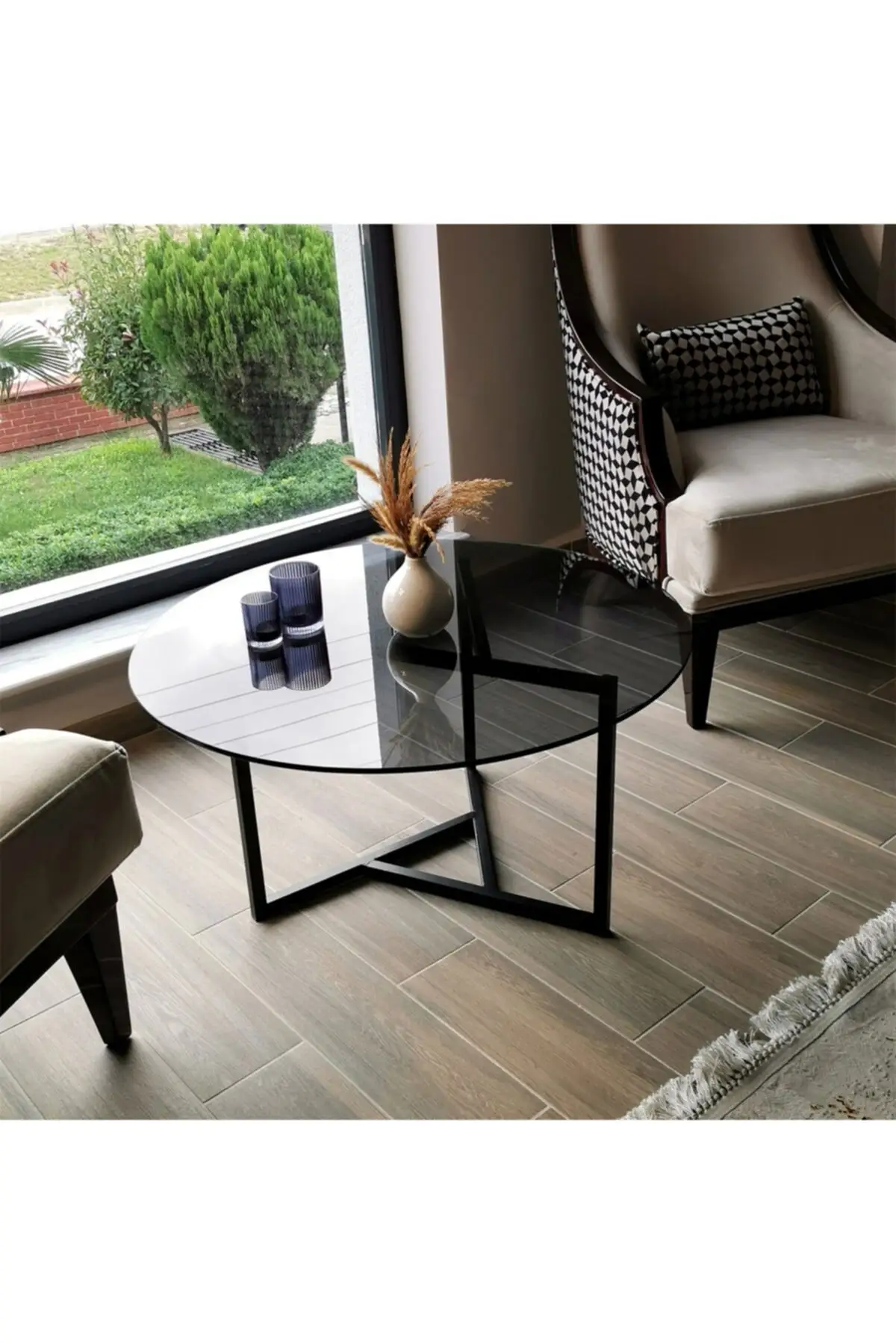 

NEOstill - Trio Coffee Table / Smoked Tempered Glass