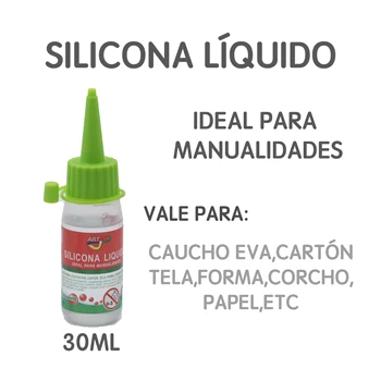 

1ud silicone liquid 30ml Craft glue paste gum eva cardboard paper