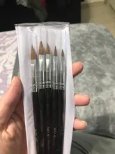 Cepillo talla 3 uds plana constructor limpia pluma de Gel UV polaco acrílico de Arte de uñas Consejos de dibujo y pintura manicura herramientas