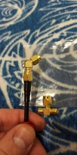 Conector adaptador de 45 grados para gafas de carrera FPV, convertidor de antena SMA a SMA RP SMA 135 grados